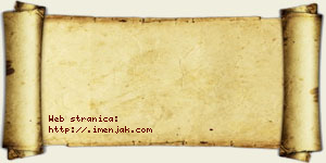 Anita Mladenović vizit kartica